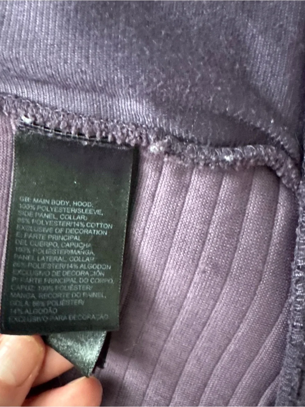 The North Face Purple Hooded Full-Zip Jacket